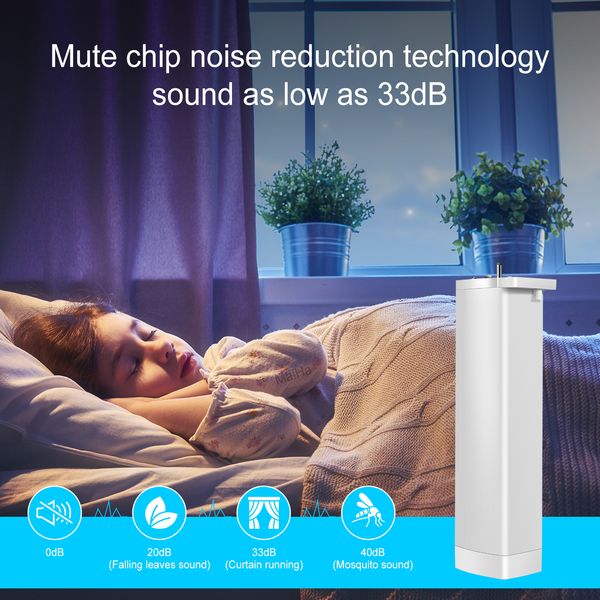 Maiha wifi Zigbee Smart Electric Automatic Curtain Motor Control System Compatable Alexa and Google Assistant
