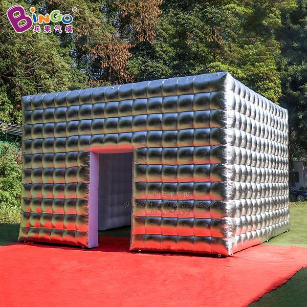 Outdoor White Portable Inflatable Square Tent Marquee-Air cube Tents wedding photobooth photo booth for Party or Trade Show