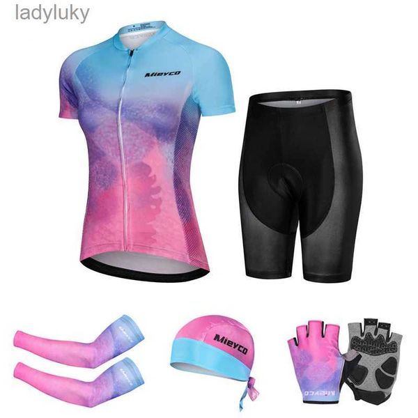 Cycling Jersey Sets Mieyco Cycling Clothing Roupa Ciclismo Cycling Jersey Set 2023 Summer Shirts Women Maillot Bicycle Uniform Woman Cyclist