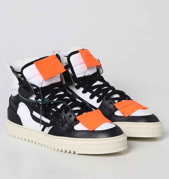 Sapatos casuais Factory Outlet Off Court 30 Sneakers Shoes Hightop Breathable Mesh Leather Trainers de alta qualidade Men de couro Skate Wal