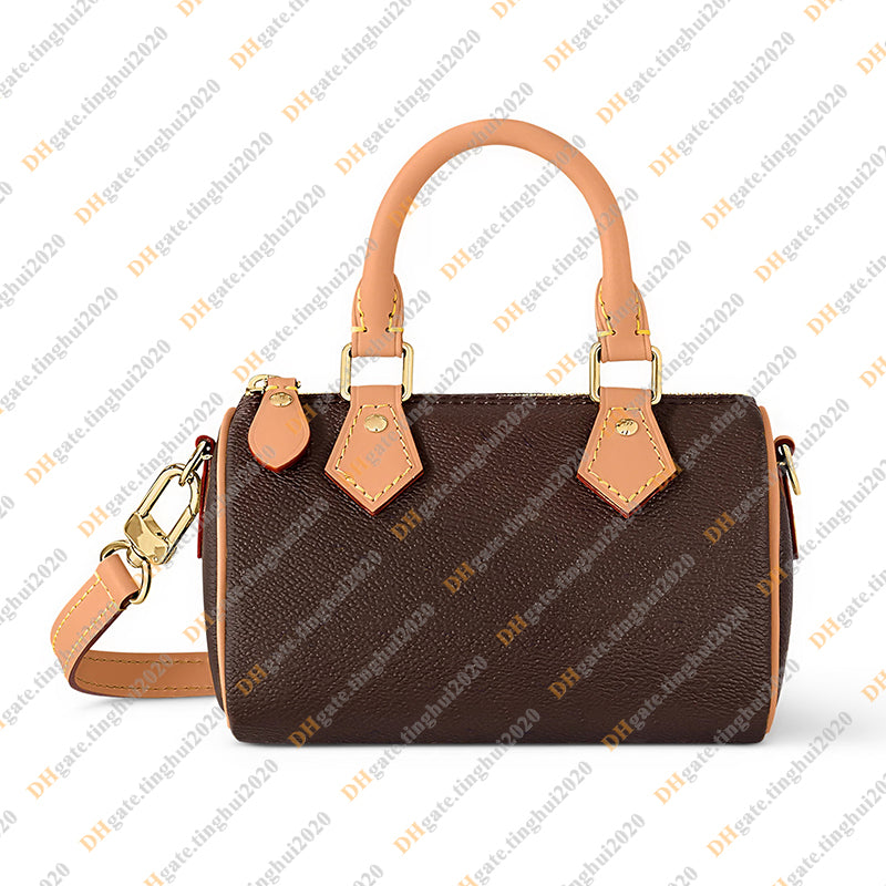 Ladies Fashion Casual Designe Luxury Boston SP Nano Bag Shoulder Bag Crossbody Totes Handbag Top Handbag Bag Top Mirror Quality M81085 Purse Pouch