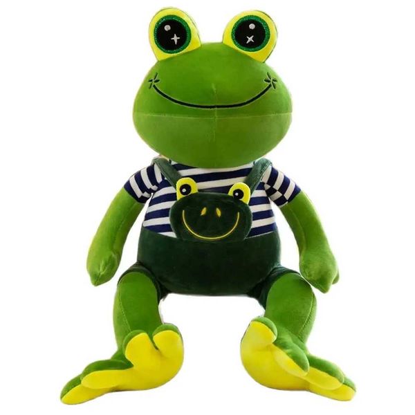 Stuffed Plush Animals 35CM Cartoon Frog Plush Toy Couple Lnternet Celebrity Childrens Dolls Mall Activity Gifts Wholesale Birthday Gifts Fes