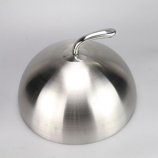 Other Kitchen Tools M68E 20242628cm Stainless Steel Steak Cover Teppanyaki Dome Dish Lid Food 230201