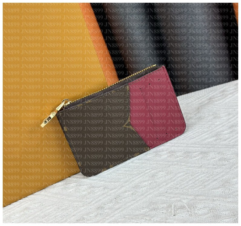 Women card holder designer wallet cardholder designer purse women genuine Leather Womens men wallets Mens Key Pouch Credit Coin Mini Wallet wholesal