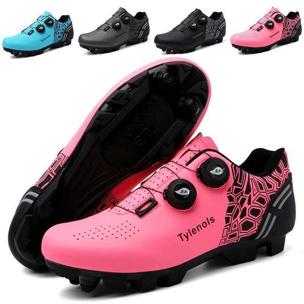 Profional Mens Cycling Sneakers Road Mountain Bike Shoes Racing Womens Cycling Spd Mtb Shoes Zapatillas Bicicta MtbXJ241121