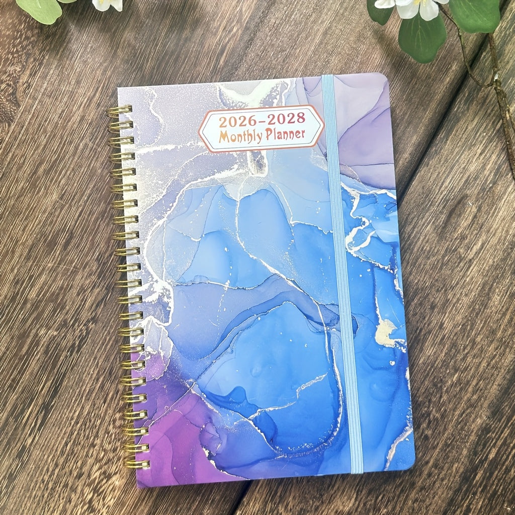 TEMU 2026-2028 Planner3-year Daily, Organizer With Goal Tracking Habit Sheets Life & Work Planning Notebook