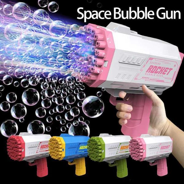 Automatic 40 hole blower Bubble Shooter outdoor childrens toy constantly produces bubbles birthday wedding (no bubble water)W240902