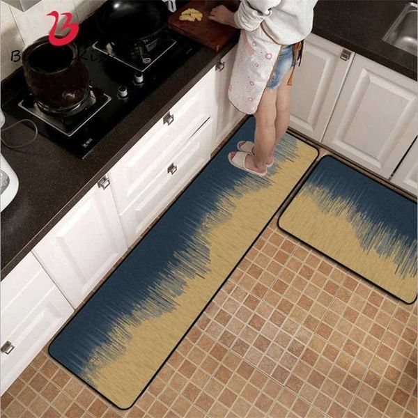 Bubble Nordic Gradient W Kitchen Mat Waterproof Decorative Floor Mat Y250111