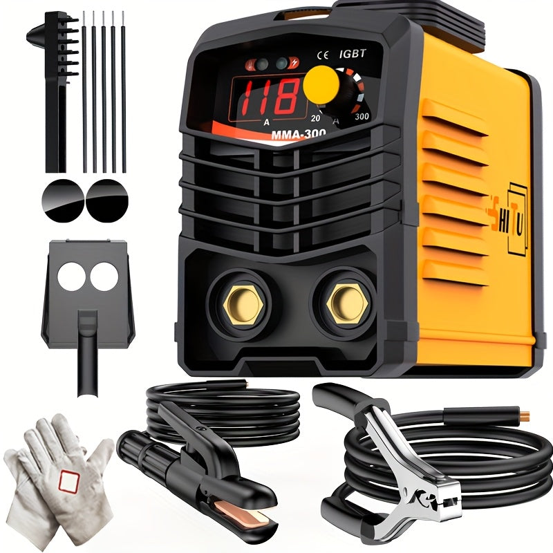 TEMU Mma Welding Machine Digital Display Bracket And Work Clamp Are Suitable For Operation And Are Convenient And Quick To Use In Outdoor