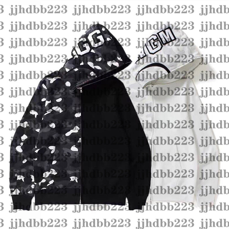 High Quality Hoodies Mens Womens Fashion Shark Hoodie Men Deisigners Stylist Cartoon Blakc White Hoodie Jackets Man Casual Sharks Sweatshirts daily