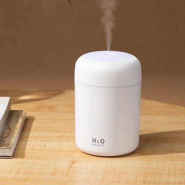Humidifiers Humidifiers Mini Humidifier 300ml Bedroom Office Living Room Portable Low Noise Diffuser Atmosphere Light Mist Sprayer Aroma Dif