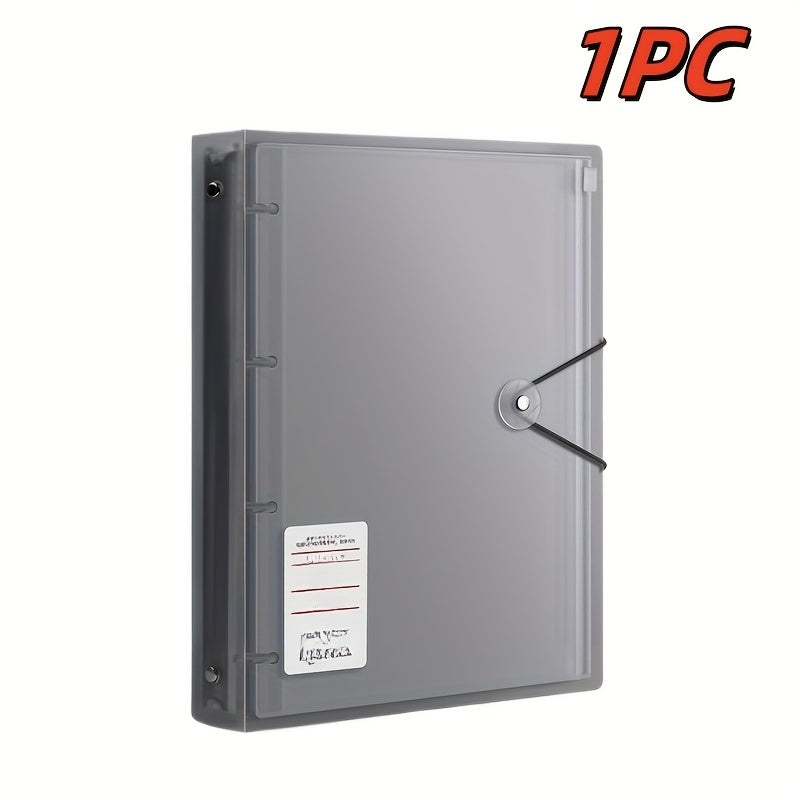 TEMU A Storage Bag For Family Documents, A4 B5 Loose-leaf Storage Book, Includes 2 Tassel Bags In A4-b5-a5 Size + 3-slot Card Pockets-waterproof And