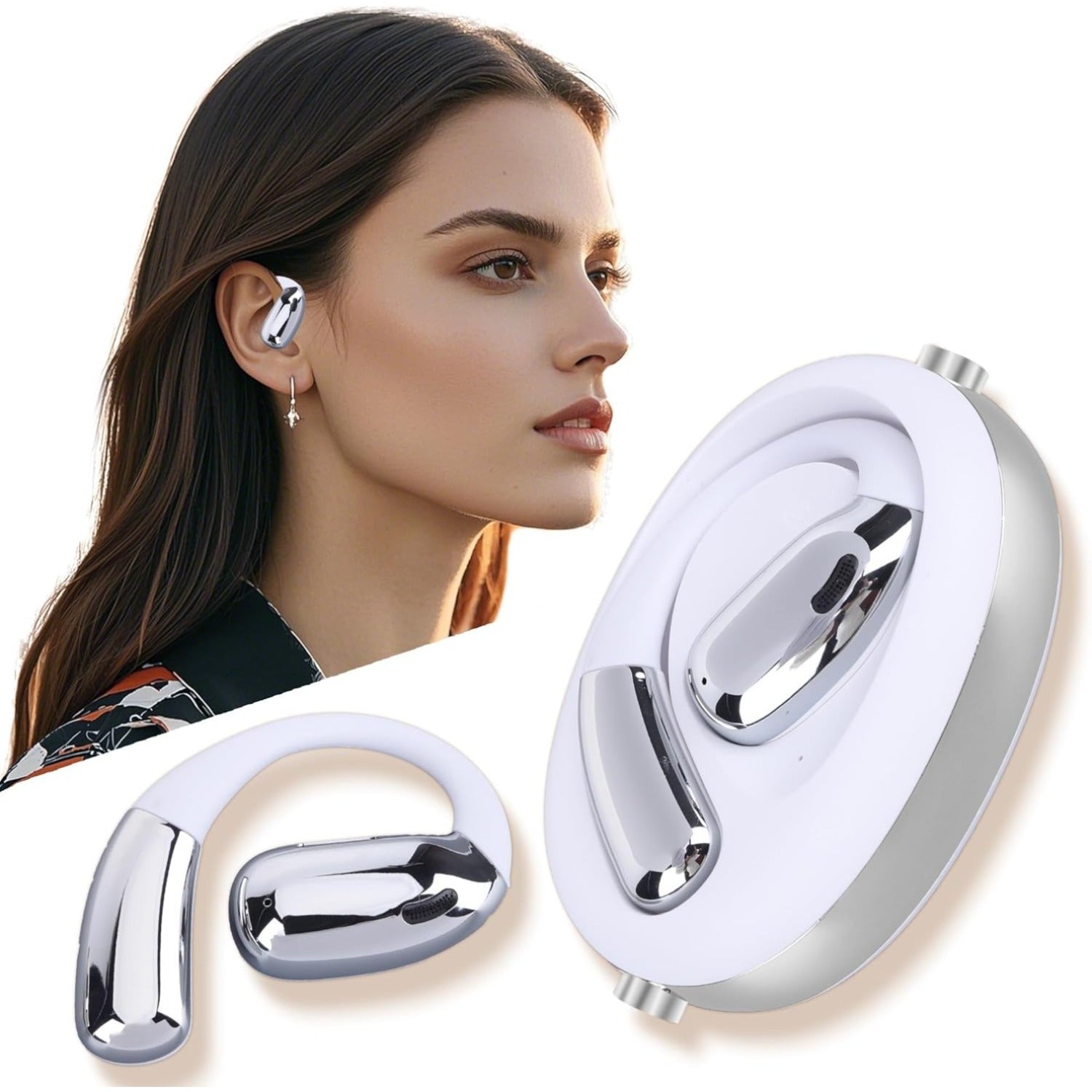 AI Translation Earbuds Real Time 144 Languages Long-lasting Battery Offline Translator for Travel Business Learning