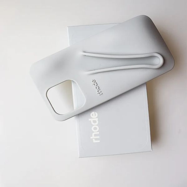 iphone 16 pro max cases rhode phone case Lipstick Portable Design Lip Gloss Lipstick Lip Balm 3D Make-Up Silicone Case for iPhone 16 15 14 1