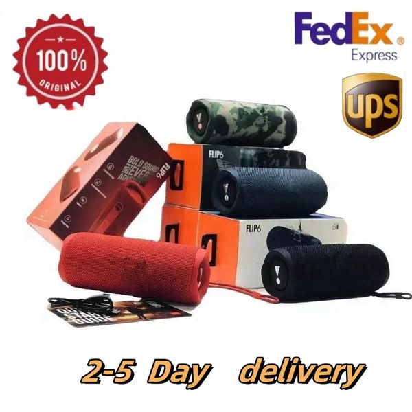 FLIP 6 Speaker Kaleidoscope wireless Bluetooth high-quality IPX7 waterproof portable speaker outdoor stereo bass music trac independent TF c