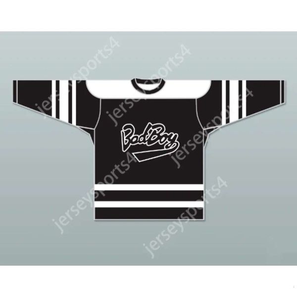 Gdsir Custom NOTORIOUS B.I.G. 97 BAD BOY BLACK HOCKEY JERSEY NEW Top Ed S-M-L-XL-XXL-3XL-4XL-5XL-6XL