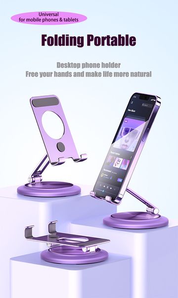 Portable Disc Stand for Smartphones and Tablets Compact Telescoping Support with Easy Setup
