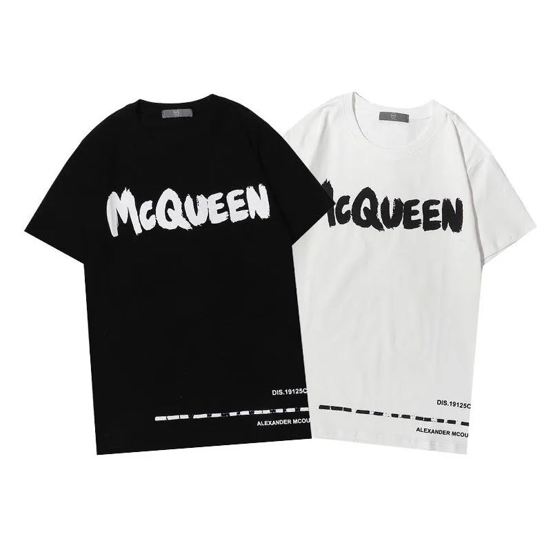 Alexander McQueen Designers T Shirts Mens Womens Tees Fashion Tops Man S Casual Chest Letter Shirt Luxurys Clothing Street mcqueen Shorts Sleeve Clo