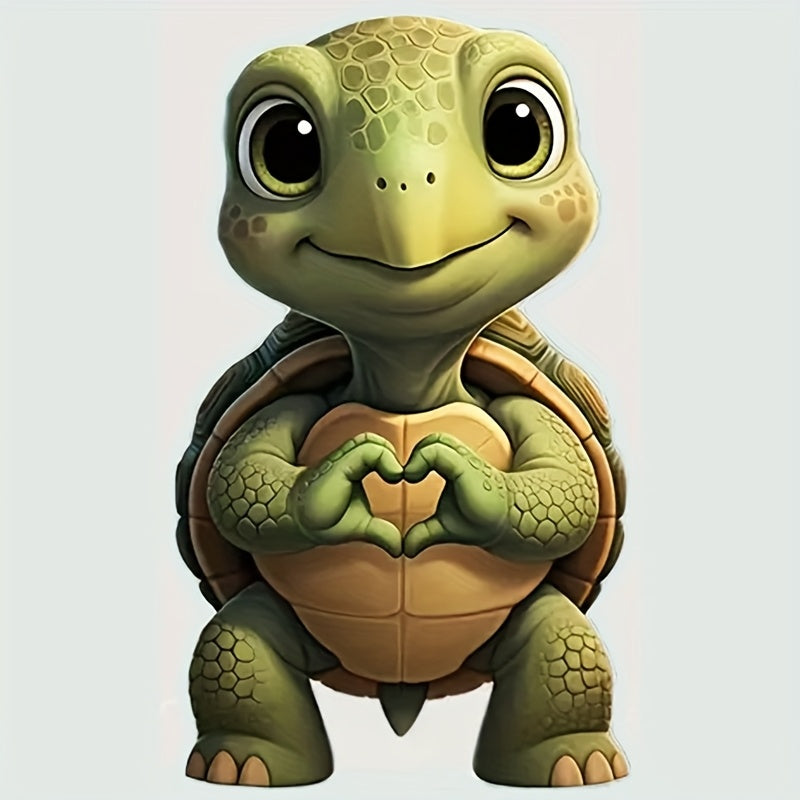 TEMU 7inch Love Turtle Vinyl Decal,car Sticker For Laptop, Bottle, Truck, Phone, Motorcycle, Window, Wall, Cup Decals