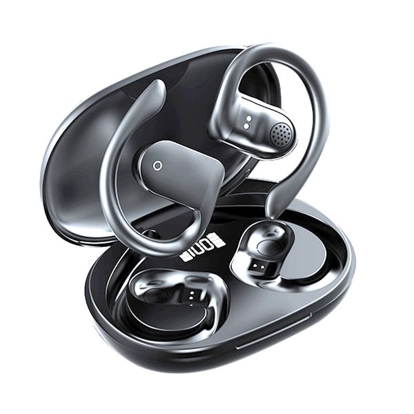 Earhook Apple Headphones Earphones Gaming Sports Wireless Bluetooth5.3 Headphone LED Display Long Battery Life Cuffie Binaural Stereo Music