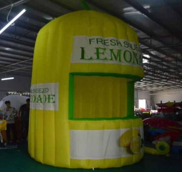 Factory Oxford fabric inflatable lemonade Concession stand booth outdoor standing Juice Cup Carnival Party tent9142776