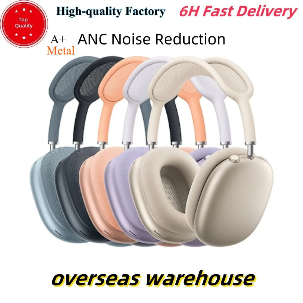 USA Stock for Airpods max Bluetooth Headphones Accessories airpods pro Max 2 3 4 Headphone Wireless Earphone Top Quality ANC Metal shell Silicone An
