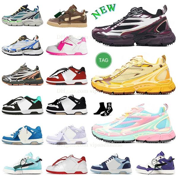 Luxury Trainers White Shoes Out Of Office TOP Casual Shoes Whitesneaker Mens Tenis Whiteshoe High Quality Be Right Back Yellow New Loafers B