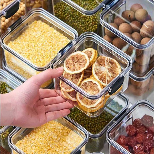 Kitchen box food container Sed moisture-proof grain storage lidded coffee bean noodles bottle can Y241104