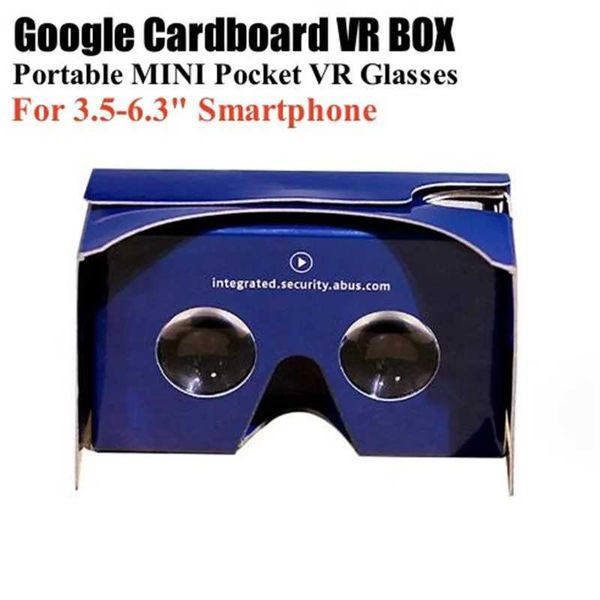 VR-AR Devices Portable Mini Pocket VR Glasses Virtual Reality Google Cardboard II Helmet DIY VR Box Suitable for Smartphones z250211