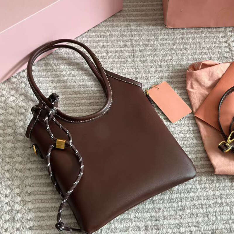 Designer Tote Bags Handbags IVY Mini Suede Brown Coffee Open Shopping Bag Chocolate Woman Shoulder Crossbody Bags