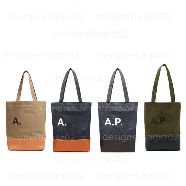 APC Bag Designer Tote Bag Patchwork Leather Canvas Denim Handbag Single Shoulder Bag Handbag French Print Casual Womens Large Size Mcmbackpack Kurt