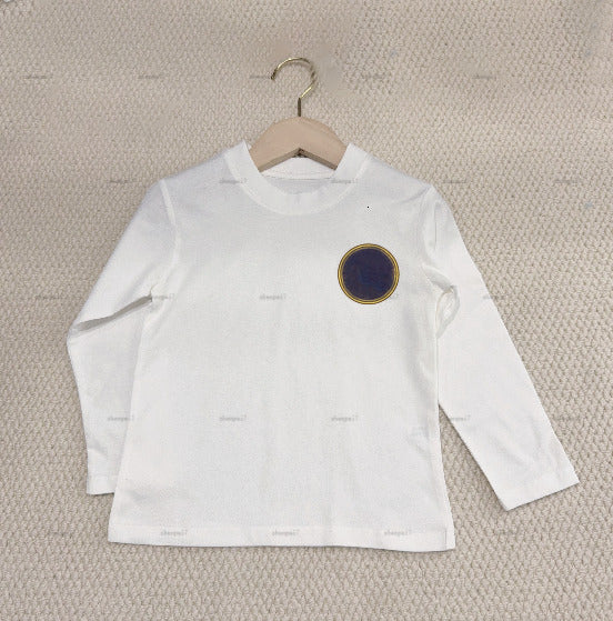 Top kids hoodie Simple design child pullover designer baby clothes round neck Slim model girls boys sweater A801X22N279-b