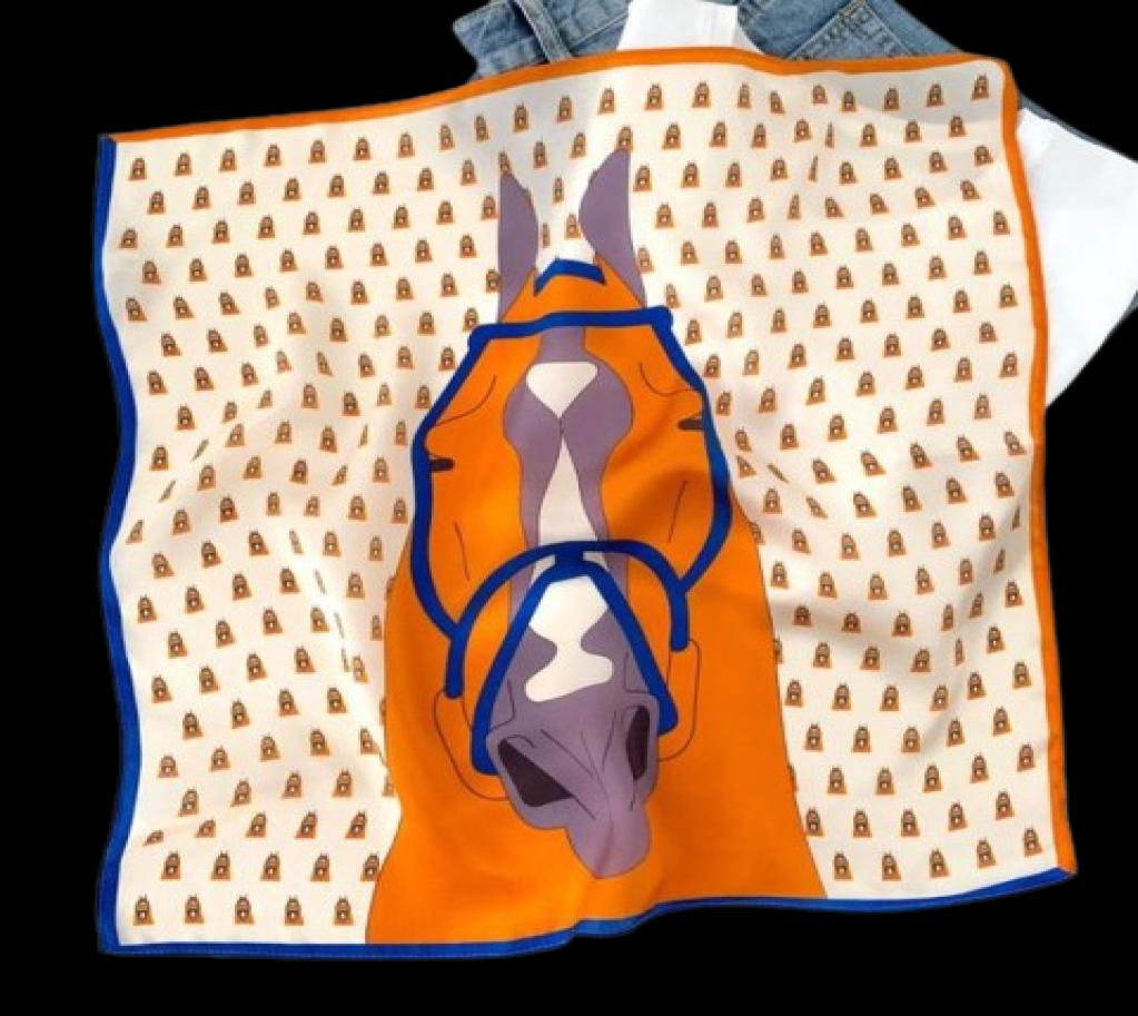 Luxury Print Silk Square Scarf Women Hairband Foulard Neck Scarves Small Wraps Lady Design Neck Tie Handkerchief2602688