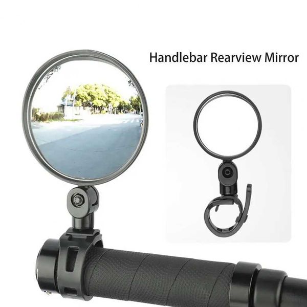 Rear view mirror wide field of view bicycle mirror multi angle rotation 95-75-50mm handheld turning rear view mirror bicycle accessories W24