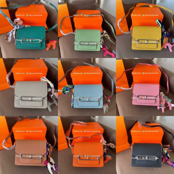 Fashion Body Flap Cross Designer bag Mini Shoulder Bags Thread Purse Claic Letter Buckle Clutch Pouch Removable Strap Multicolor Pig nose bu