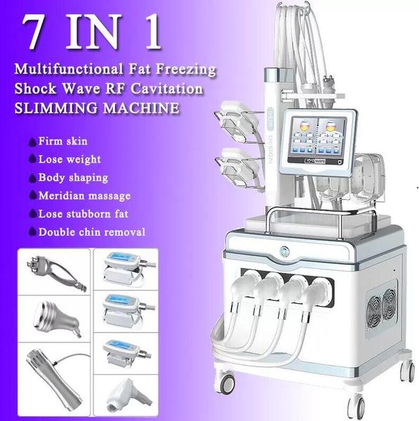 Effective 360 cryo freezing slimming shock wave beauty machine cryolipolysis fat freeze weight loss body shape 80k Cavitation RF skin tighte