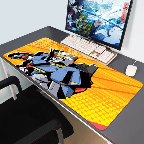 Lock Edge Big Mouse Anime Rug Carpet Keyboard Table Pads On The Gamer Desk Mat Cool Gundam Mats Computer Extended Pc Game Pad