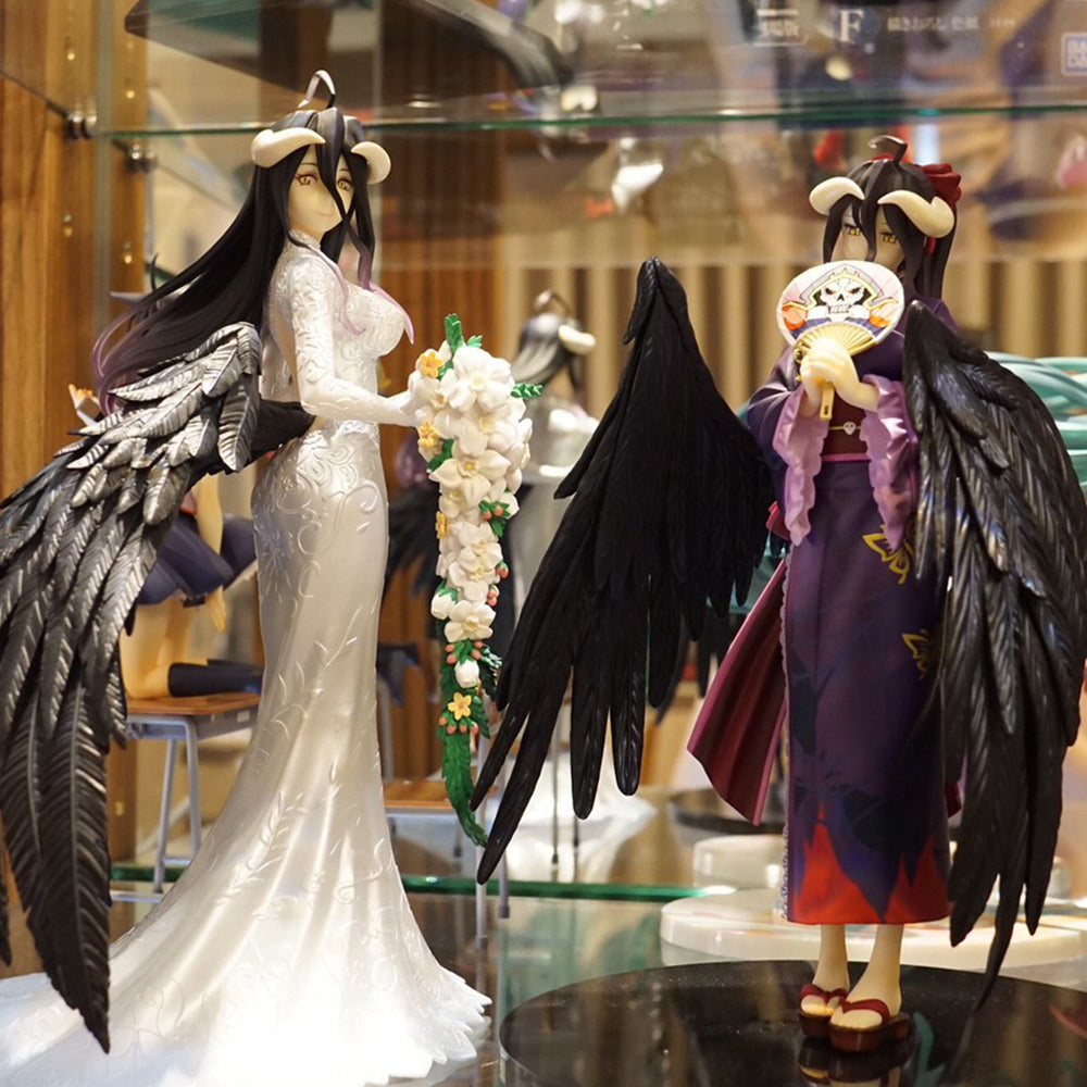 Anime Manga Hot Anime OVERLORD Action Figure Albedo Wedding Dress - Kimono Ver. Model Toy Collection Doll