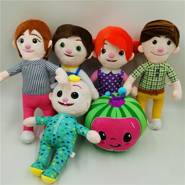 Factory 6 styles of watermelons baby plush toys cartoon film and television surrounding dolls childrens favorite gifts X250110