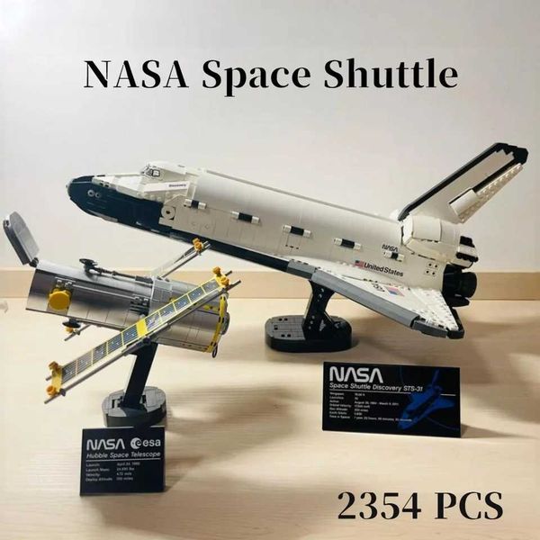 Blocks 2354pcs Space Shuttle Model Building Blocks Bricks Space Agency Creative Adult Toys Birthday Gifts Compatible With 10283Y241127PC0R