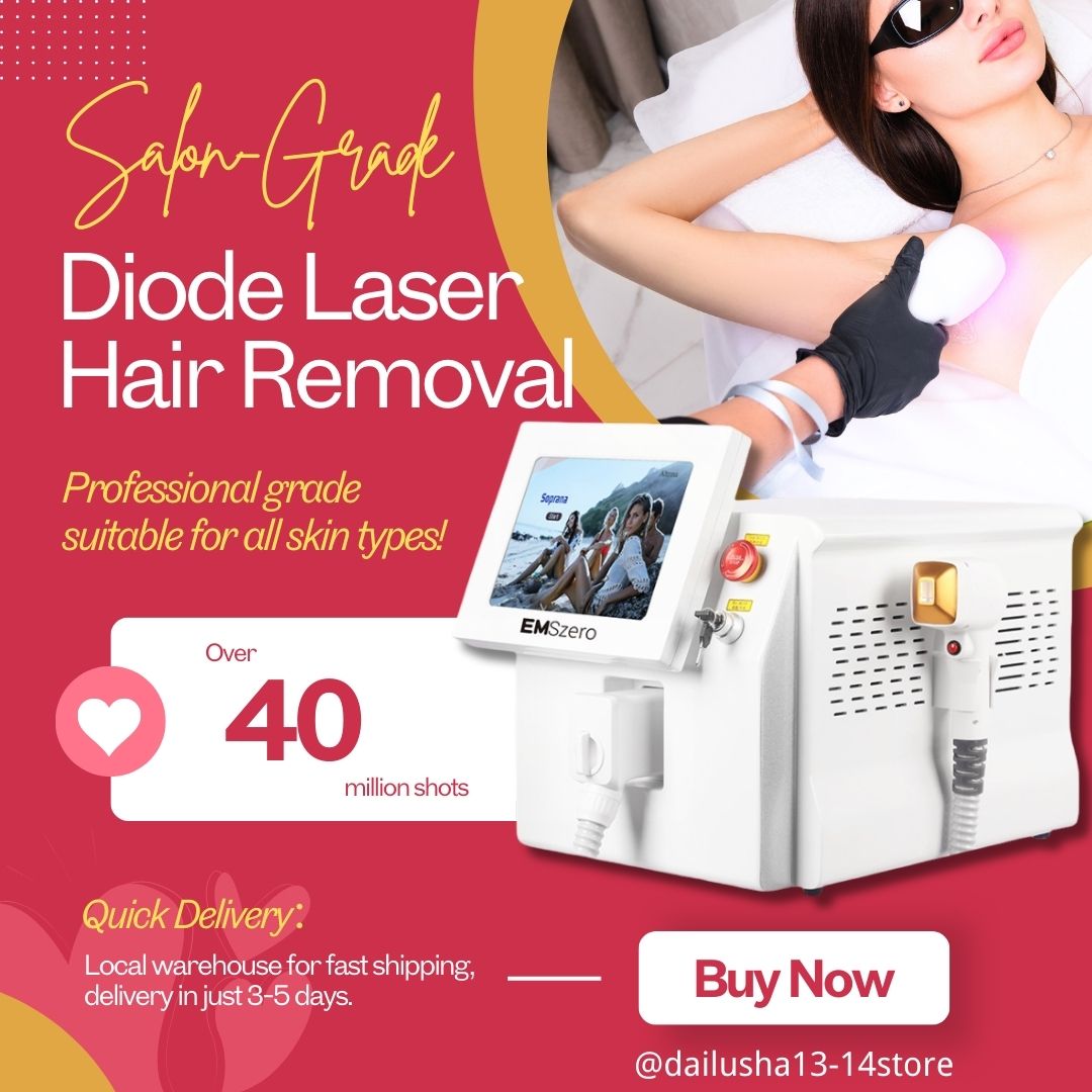 808 Alexandrite Hair Removal Laser Diode Machine 3000W Ice Platinum Body Face Underarm Cooling Head Permanent Painless Epilator