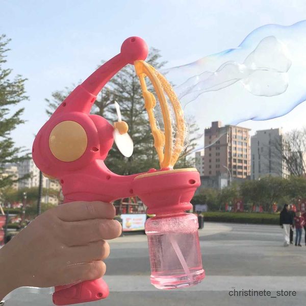 Sand Play Water Fun Bubbles in Bubble Automatic Bubble Gun Toy Machine Summer Outdoor Party Play Toys For Kids Birthday Surprise Gift for Wa
