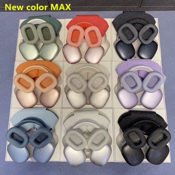 For airpodspro max Headphones max Accessories Wireless Headphones Earphone ANC Top Quality Metal Earmuffs TPU Headphones case