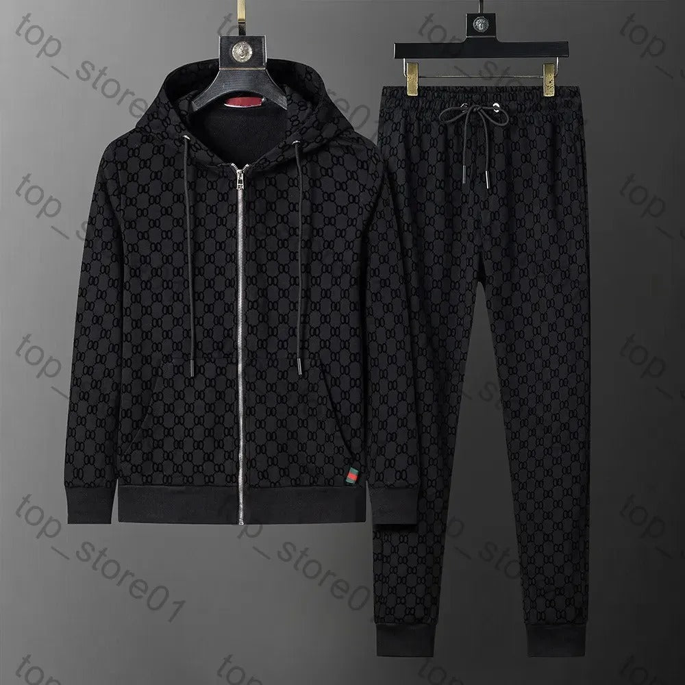 Designer Tracksuits Men Autumn-Winter New Sport Set Luxury Hoodie Sweatsuits Pants Man essential Clothing Sweatshirt Casual Tennis Sport Fashion Swe