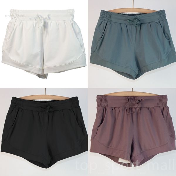 Align Sports Shorts Women Casual Loose Straight Pant Solid color Lady Yoga Trouser Exercise Running Jogging Gym Athletic Training Seamless S