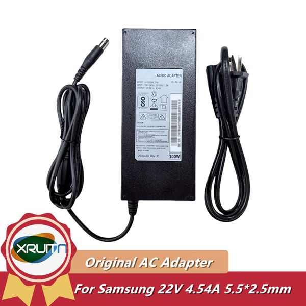 Original A10024_EPN 22V 4.54A 100W AC Adapter Charger For SAMSUNG LS34E790 S34E790C C27G75TQSC Monitor Power Supply A10024S_EPN
