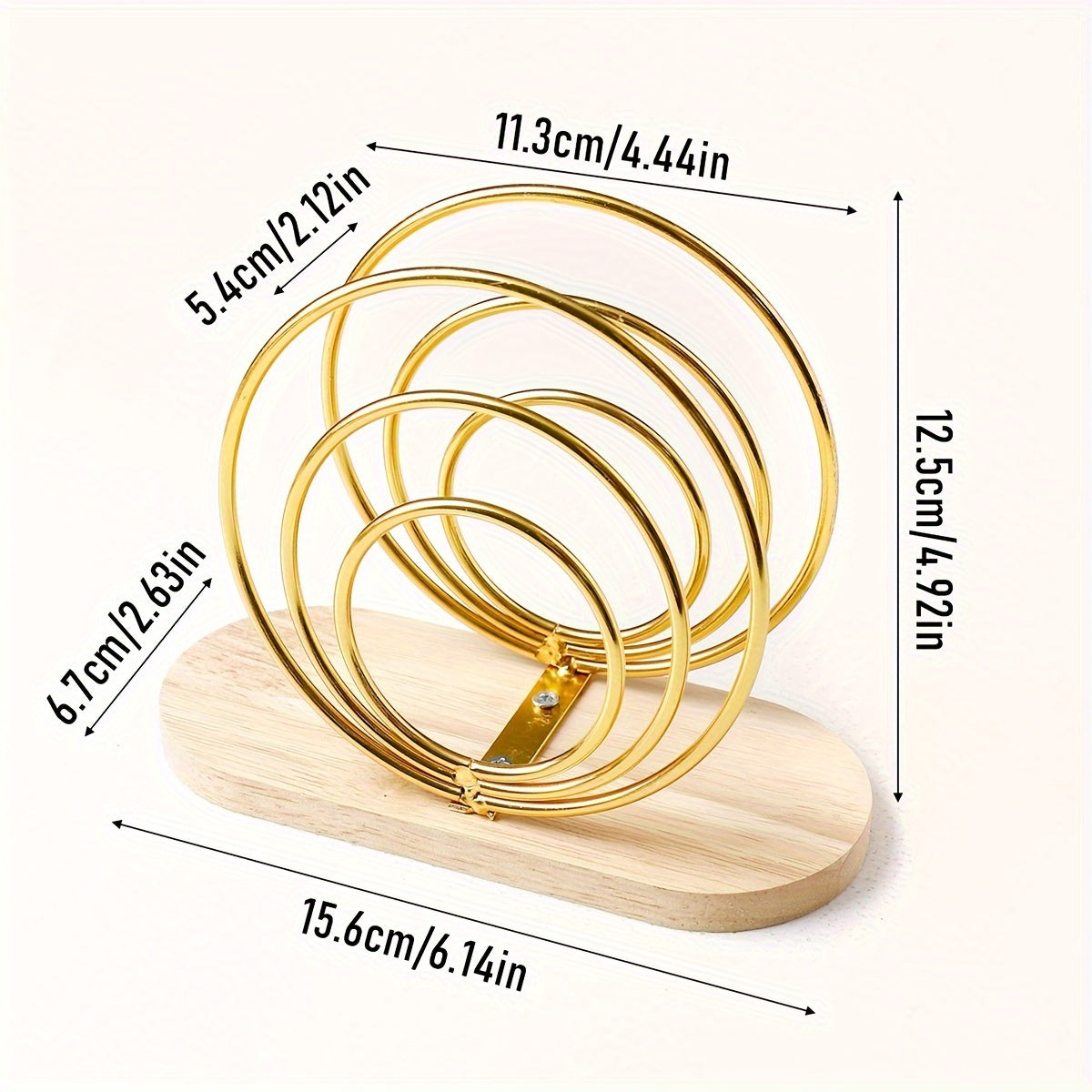 TEMU 1pc Elegant Cast Iron Napkin Holder, Freestanding Metal Napkin Dispenser, Tabletop Decorative Accessory For Restaurant, Hotel,