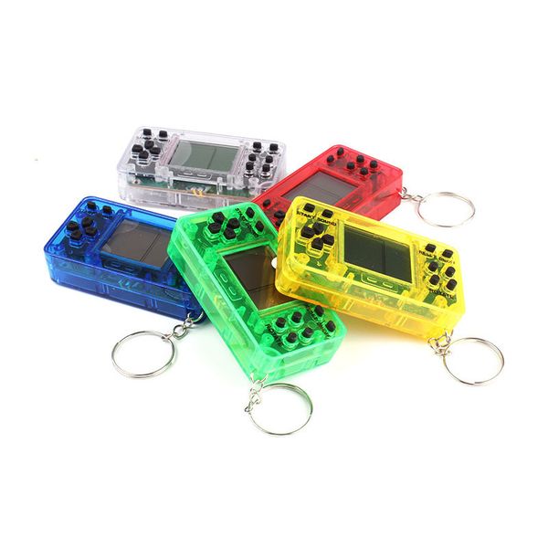 New 3Pcs-Pack Mini Handheld Portable Game Players Retro Game Box Keychain 26 In 1 Games Controller Host Mini Video Game Console Key Hanging