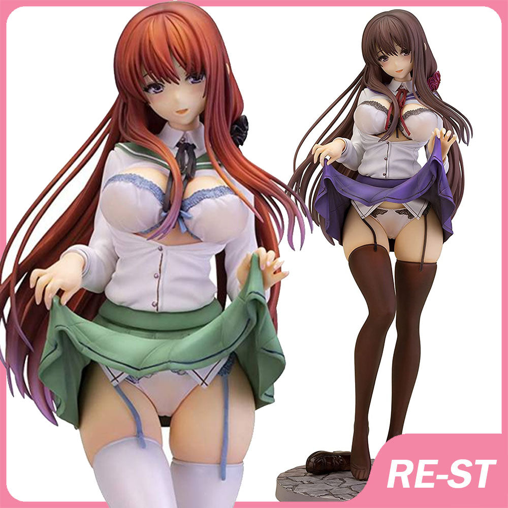 Anime Manga SkyTube Japanese Girl Anime Figures Melon Books Wall Scroll - Ayaka Tachibana Pvc 1-6 Complete Figure Adult Collection Doll Gift