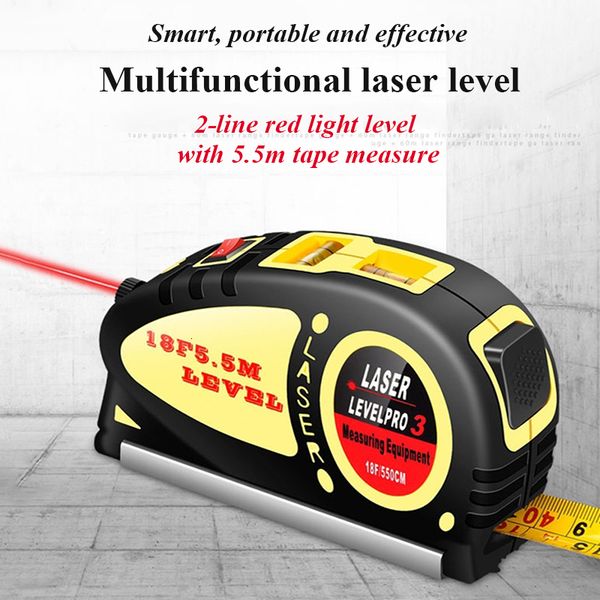 Tape Measures Infrared Laser Level Line Lasers Multipurpose Horizon Vertical Measure Tape Aligner Bubbles Ruler Measuring Diagnostic Tool 23
